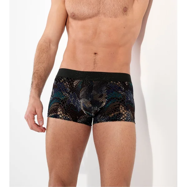 Boxer en velours dévoré Cobra