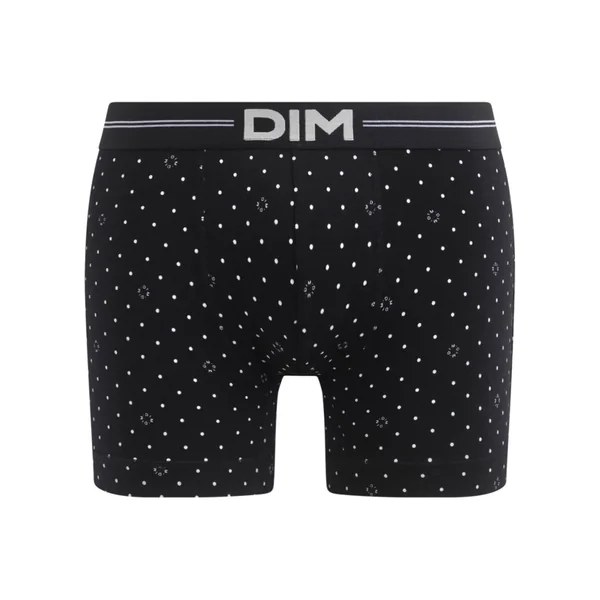 Boxer homme en coton modal à motif logomania Noir Dim Icons Essentiel