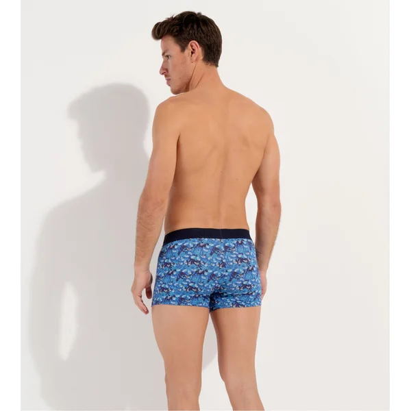 Boxer imprimé Vibe HO1 Bleu