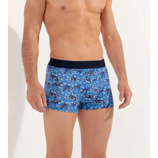 Boxer imprimé Vibe HO1 Bleu