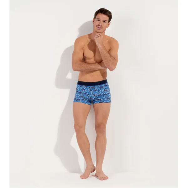 Boxer imprimé Vibe HO1 Bleu