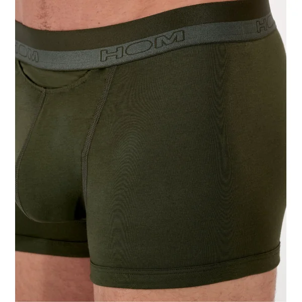 Boxer kaki pour homme avec ouverture à l'avant