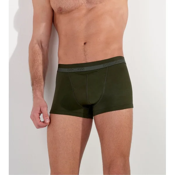 Boxer kaki pour homme avec ouverture à l'avant
