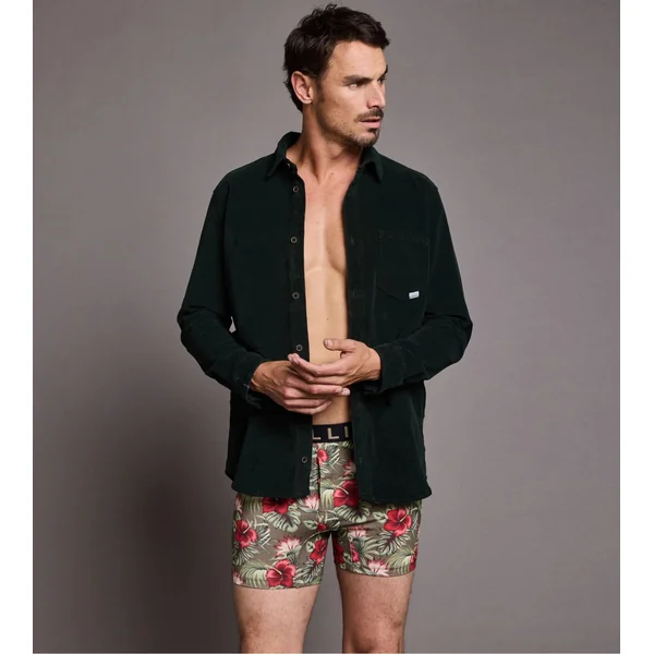 Boxer long homme imprimé exotique Dude