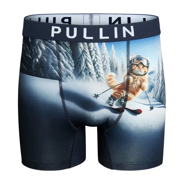 Boxer long homme imprimé Miaouski