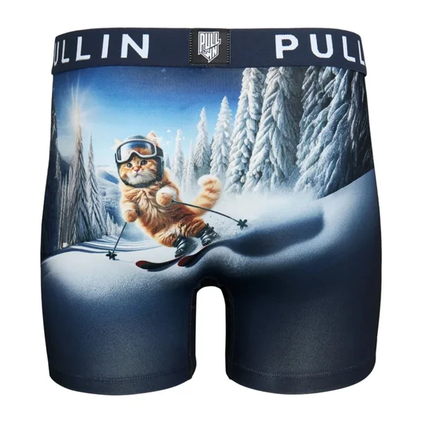 Boxer long homme imprimé Miaouski
