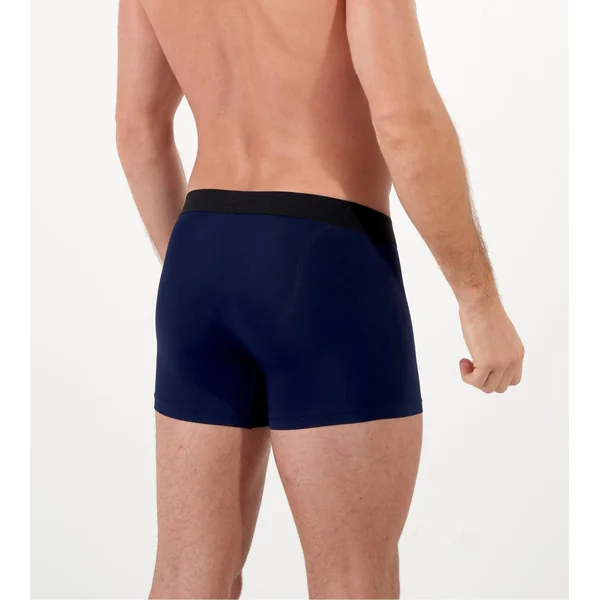 Boxer uni homme seconde peau Supersoft bleu marine
