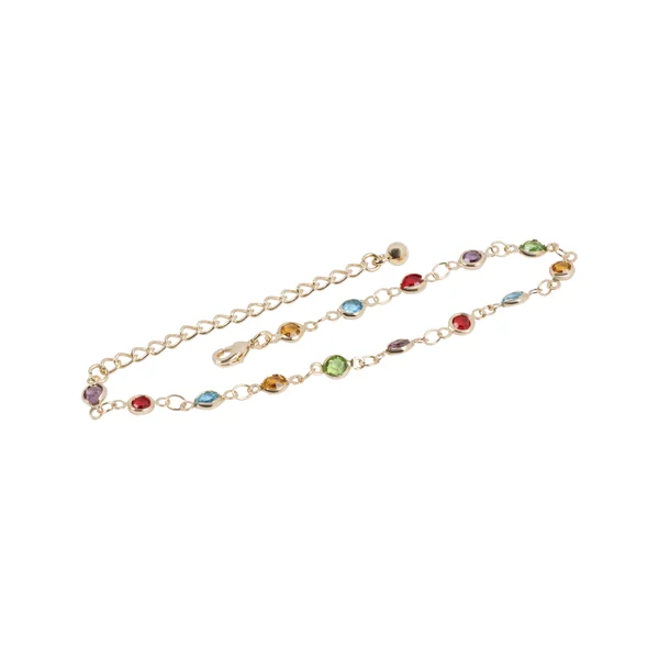 Bracelet de pierres précieuses - Jaune