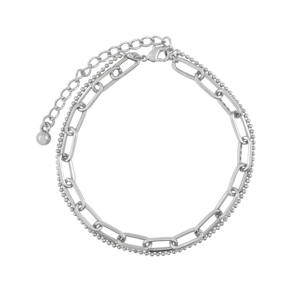 Bracelet en chaîne - Gris