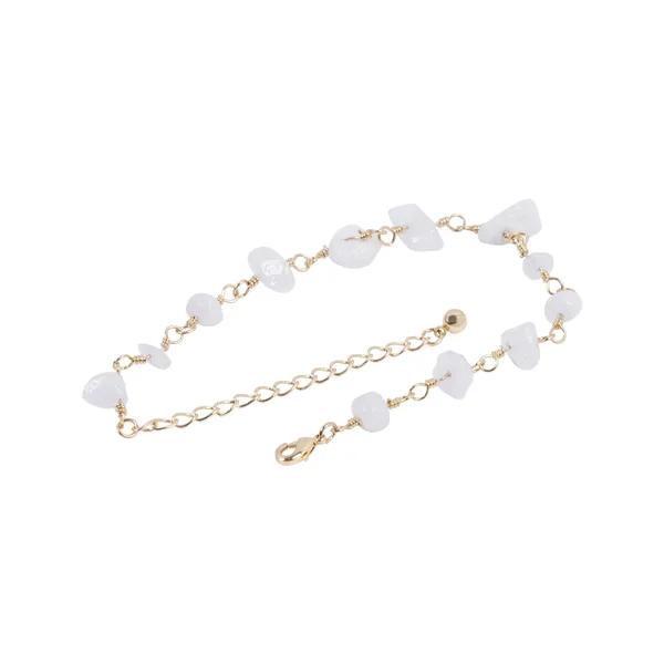 Bracelet en pierre - Jaune