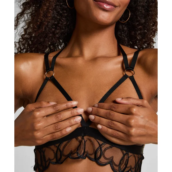 Brassière ouverte Olivia - Noir