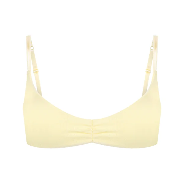 Brassière Pointelle - Jaune