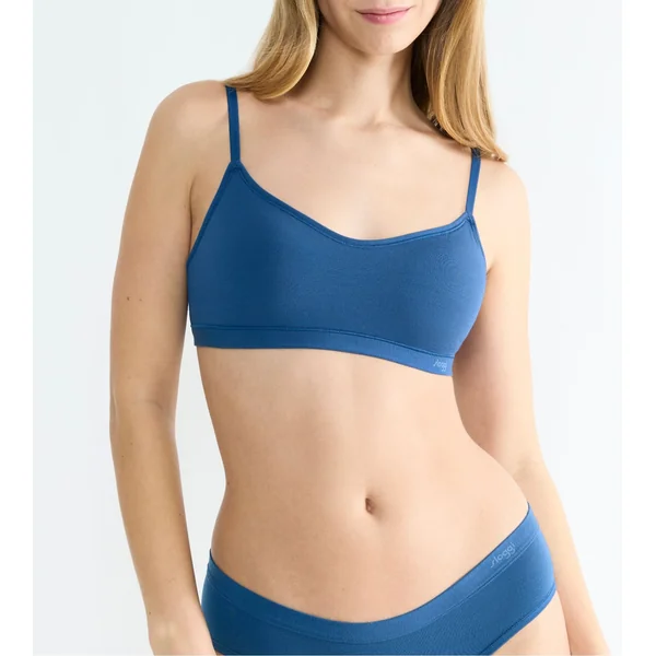 Brassière rembourrée en modal Sloggi Free Evolve Bleu Saphir