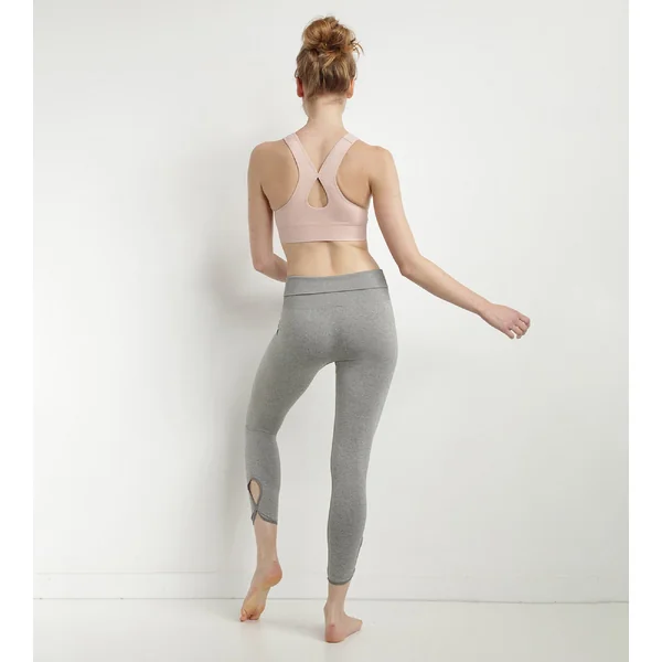 Brassière sans coutures rose amande chiné Dim Sport