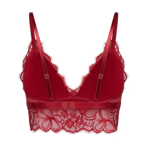 Brassière triangle Marianna - Rouge