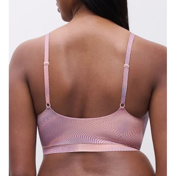 Brassière à coques rose imprimée Softstretch Print Iris