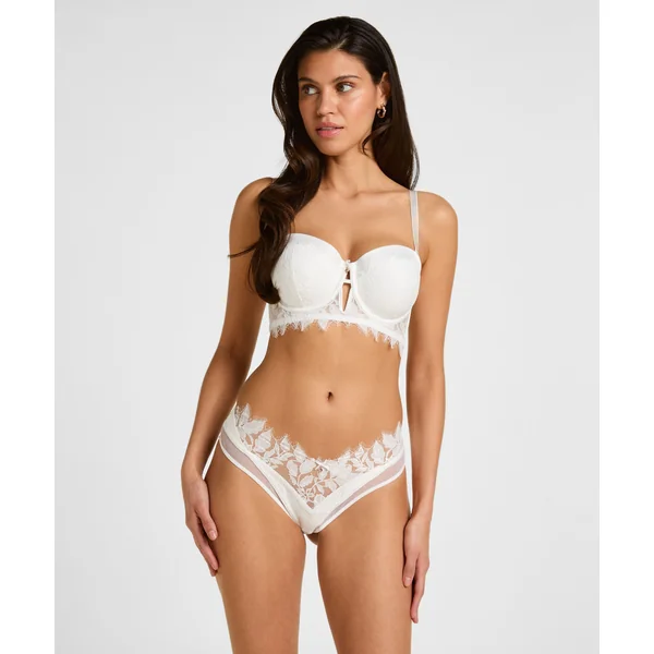 Brésilien taille haute Millie - Blanc