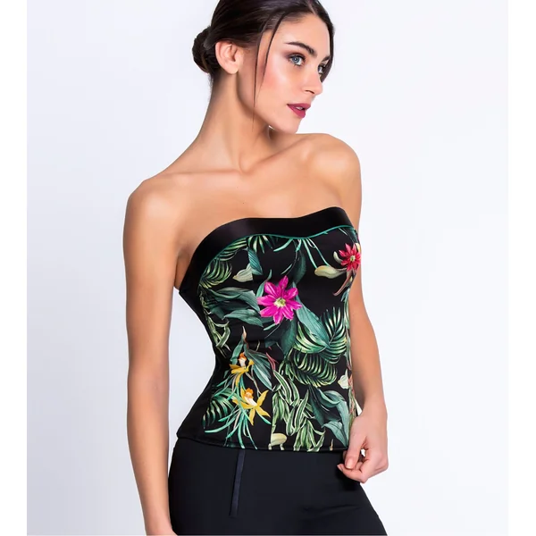 Bustier imprimé Fleurs Etoiles Eclat Etoile
