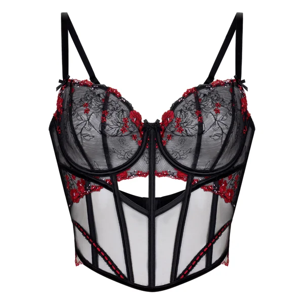 Bustier Peonie - Noir