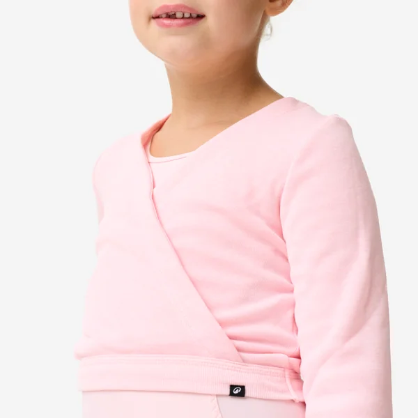 Cache coeur danse classique rose fille