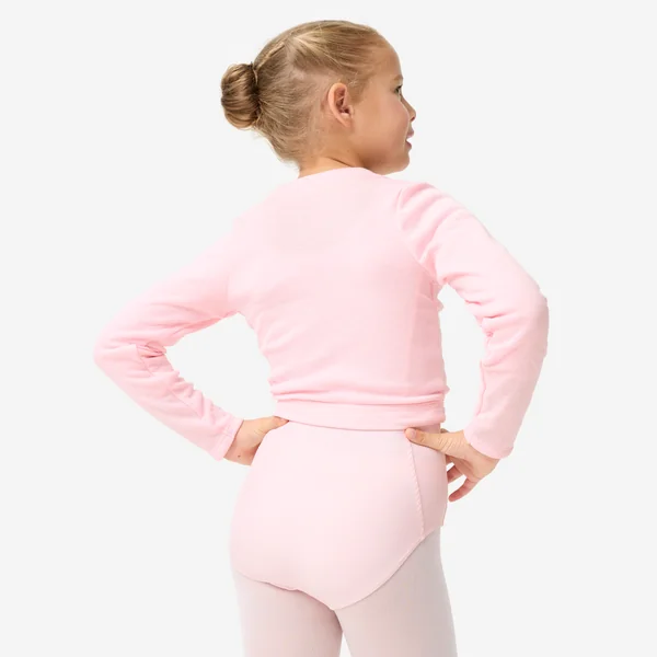 Cache coeur danse classique rose fille