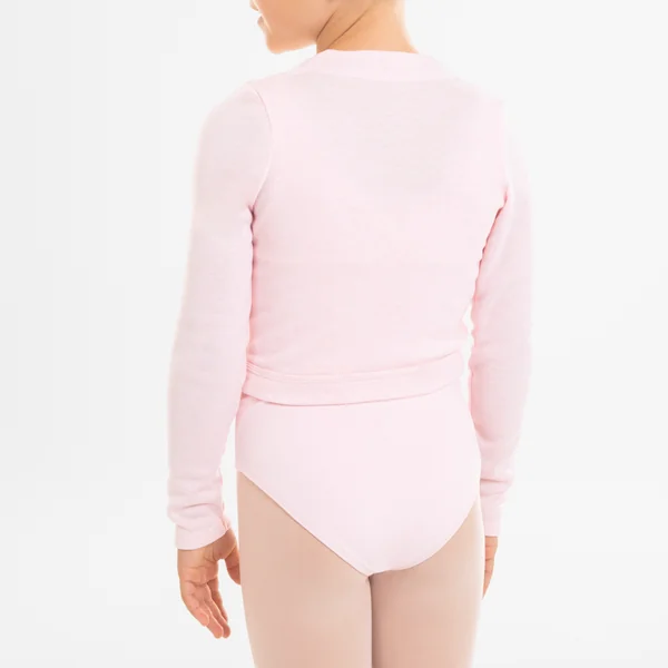 Cache coeur danse classique rose fille