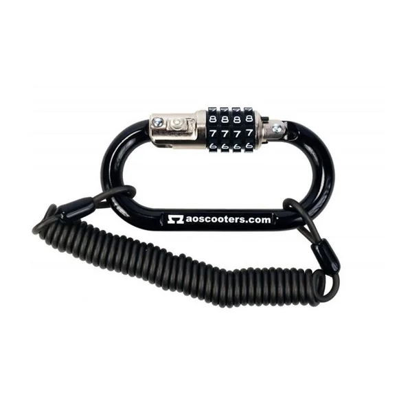 Cadenas Trottinette AO SCOOTERS Carabiner Lock Noir