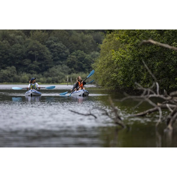 CANOE KAYAK DE RANDONNEE RIGIDE TAHE TOBAGO 3 PLACES (2 ADULTES + 1 ENFANT)