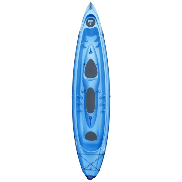CANOE KAYAK DE RANDONNEE RIGIDE TAHE TOBAGO 3 PLACES (2 ADULTES + 1 ENFANT)