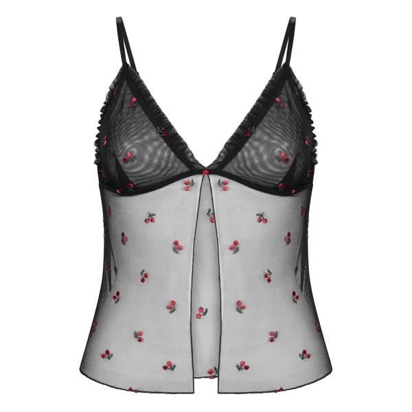 Caraco en maille Chelsey - Noir