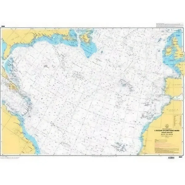 Carte Marine 6561L : Carte Transatlantique
