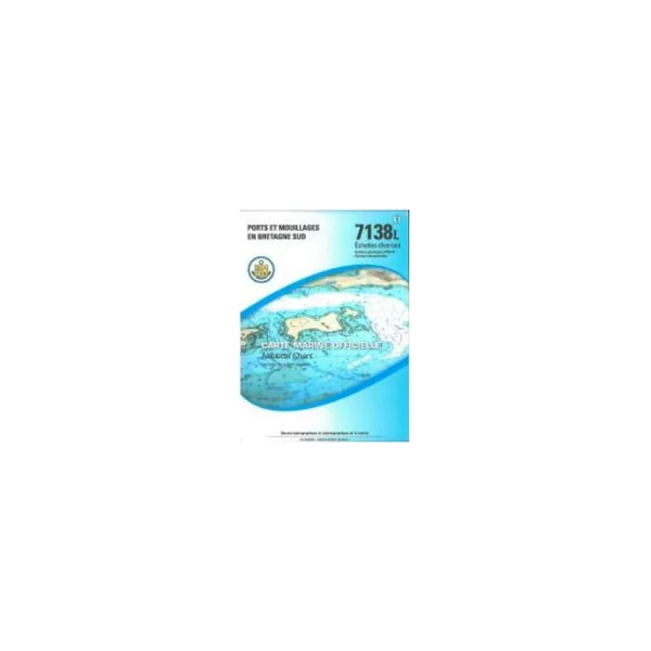 Carte Marine 7138L : Ports et Mouillages en Bretagne Sud