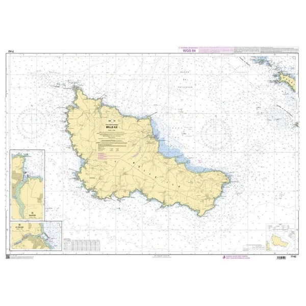 Carte Marine 7142L : Belle-île