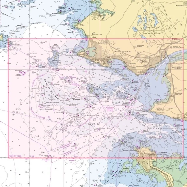 Carte Marine 7395L : du Croisic a Noirmoutier