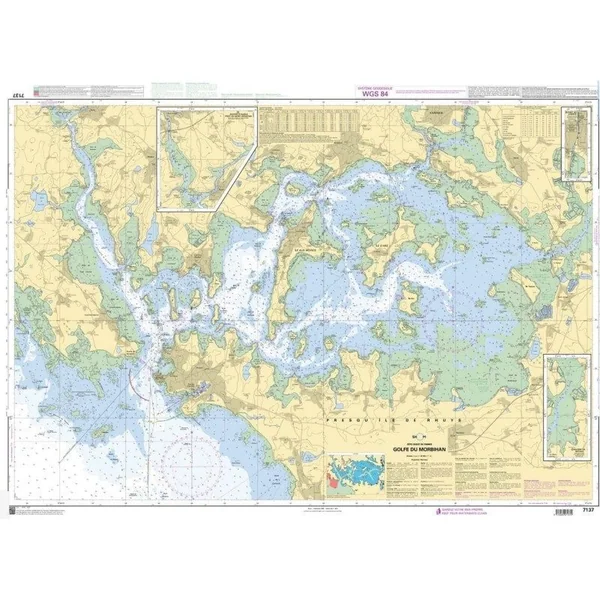 Carte Marine Golfe du Morbihan 7137