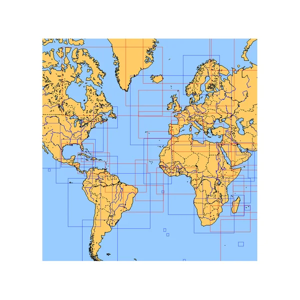 Cartes Marines Atlantique et Ocean Indien non pliées