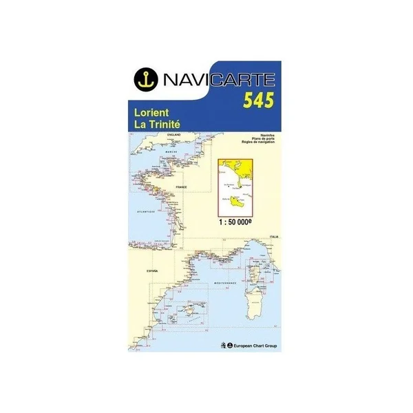 Cartes marines Navicarte Bretagne Sud
