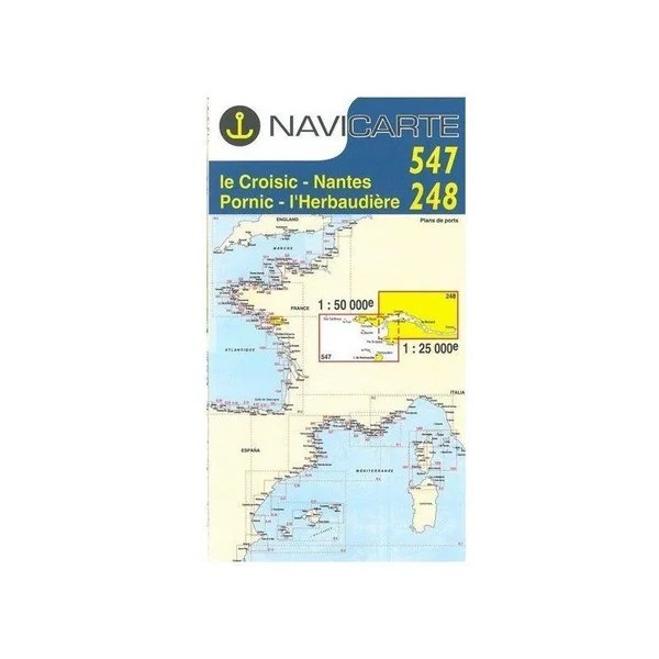Cartes marines Navicarte Bretagne Sud