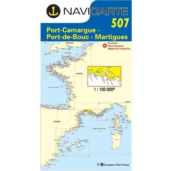 Cartes marines Navicarte Méditerranée