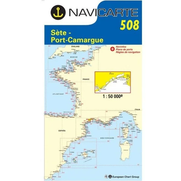 Cartes marines Navicarte Méditerranée