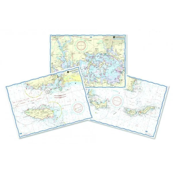 Cartes marines plastifiées Espagne