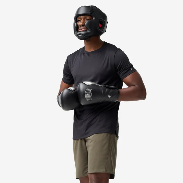 Casque de boxe adulte intégral, noir