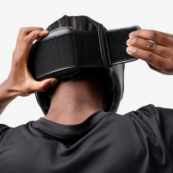 Casque de boxe adulte intégral, noir