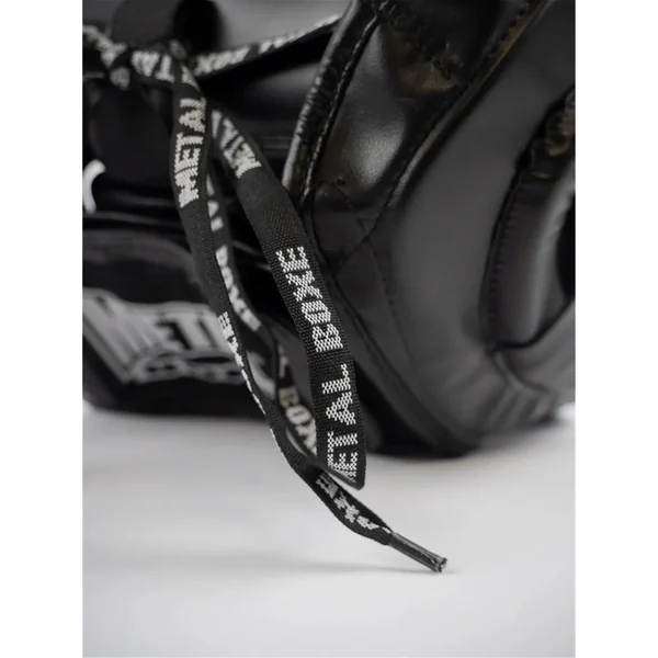 Casque de boxe Metal Boxe - Spécial combat extrême à grille noir