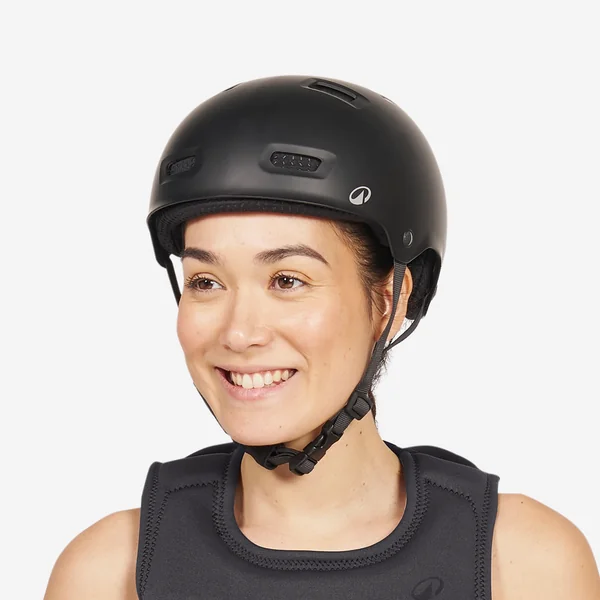 Casque de sports d'eau, kitesurf, wingfoil, wakeboard Adulte - 100 noir
