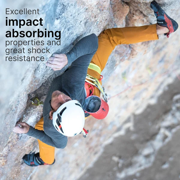 CASQUE D'ESCALADE ET D'ALPINISME - EDGE BLANC/ROUGE