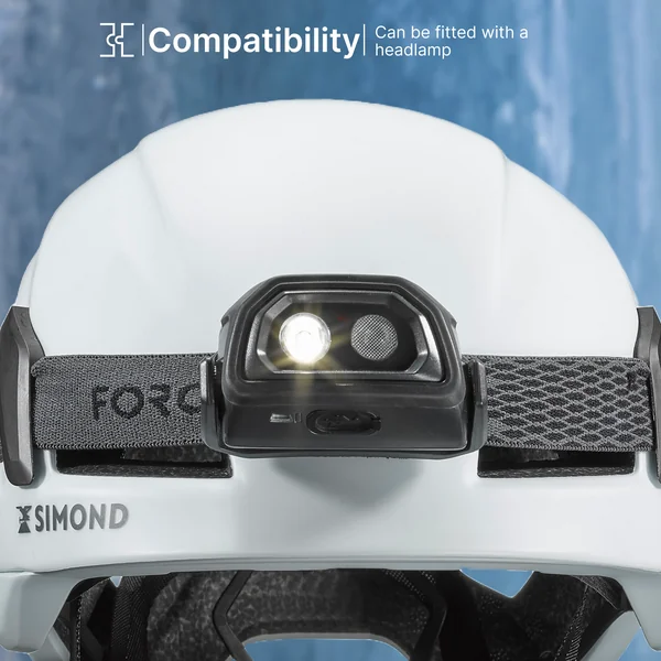 CASQUE D'ESCALADE ET D'ALPINISME - EDGE BLANC/ROUGE