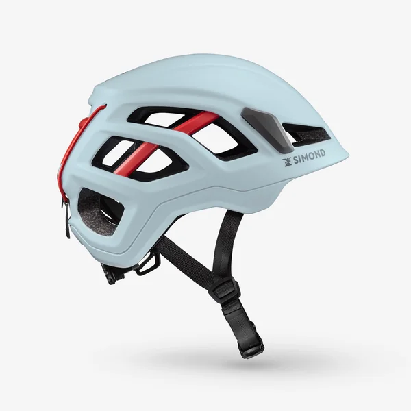 CASQUE D'ESCALADE ET D'ALPINISME - EDGE BLANC/ROUGE