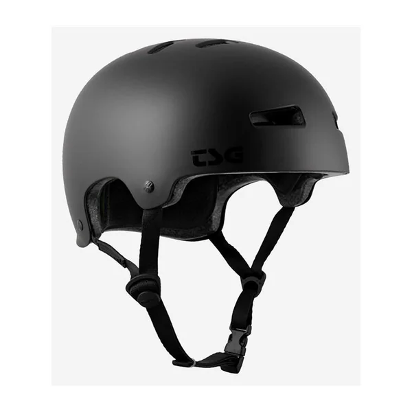 Casque TSG Evolution Satin Foncé Noir
