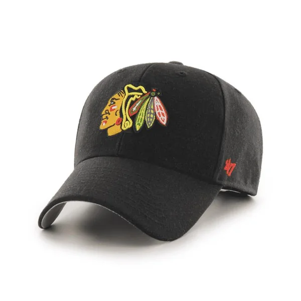 Casquette 47 BRAND Nhl Chicago hawks Mvp hawks Noir